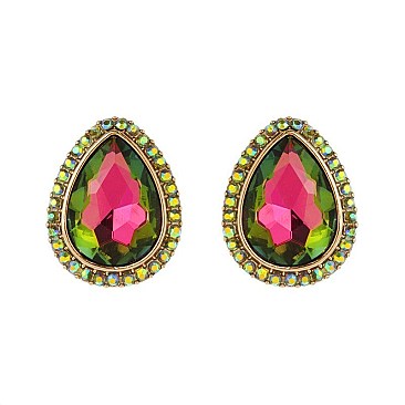 Fashionable Teardrop Stud Earrings