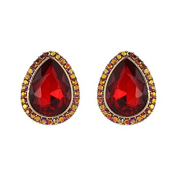 Fashionable Teardrop Stud Earrings