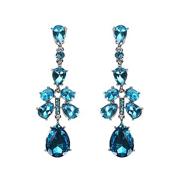 ELEGANT RHINESTONE DROP EARRINGS