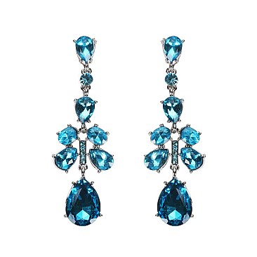 ELEGANT RHINESTONE DROP EARRINGS