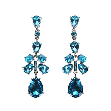 ELEGANT RHINESTONE DROP EARRINGS