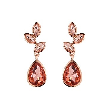 FASHIONABLE STONE EARRING SLEQ660