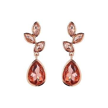 FASHIONABLE STONE EARRING SLEQ660