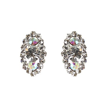 Trendy Stone Cluster Stud Earrings SLERK27