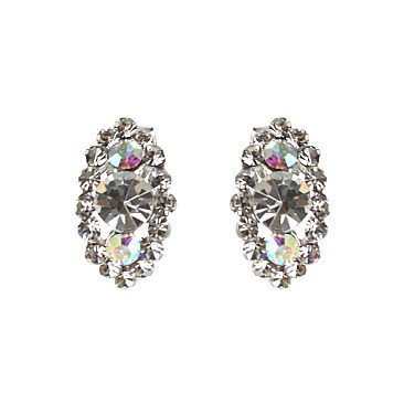 Trendy Stone Cluster Stud Earrings SLERK27