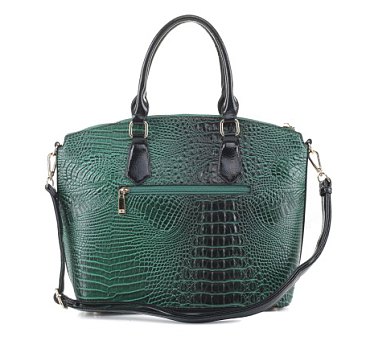2- in 1 Crocodile Satchel Set With Wallet