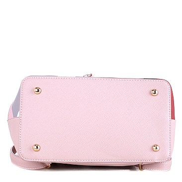 BLOCK MOSAIC BACKPACK WALLET SET