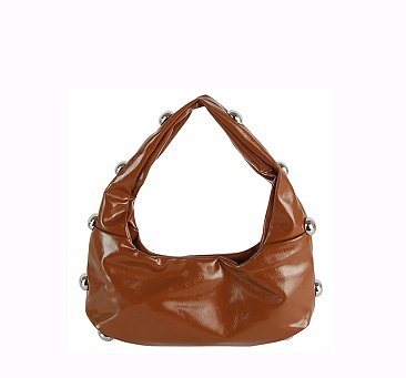 Fashion Bubble Studded Shoulder Bag Hobo