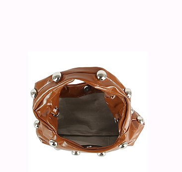 Fashion Bubble Studded Shoulder Bag Hobo