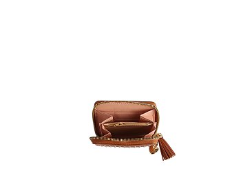 Dot Studded Zip Wallet