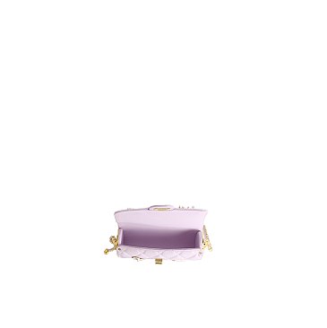 Lucky Charm Quilted Flap Crossbody Bag