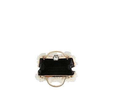 Chiffon Flower Clutch Evening Bag