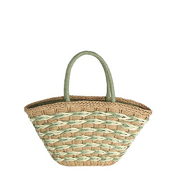 Fashion Straw Beach Tote Bag