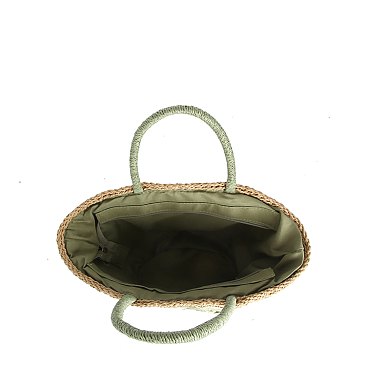Fashion Straw Beach Tote Bag