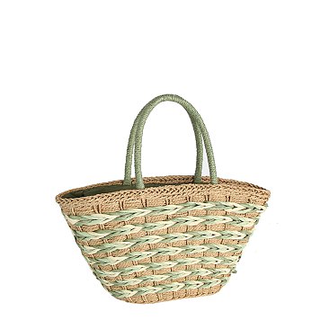Fashion Straw Beach Tote Bag