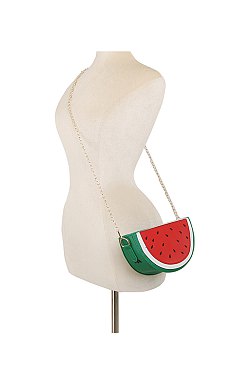 Fruit Half Moon Crossbody Bag