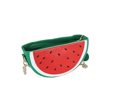 Fruit Half Moon Crossbody Bag