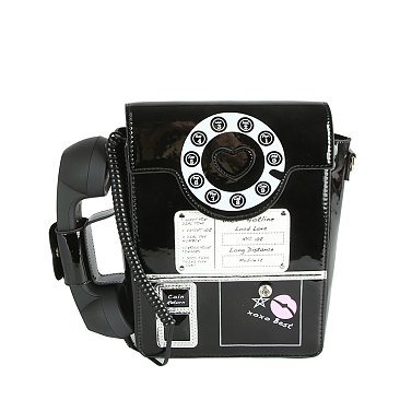Novelty Retro Telephone Crossbody Bag