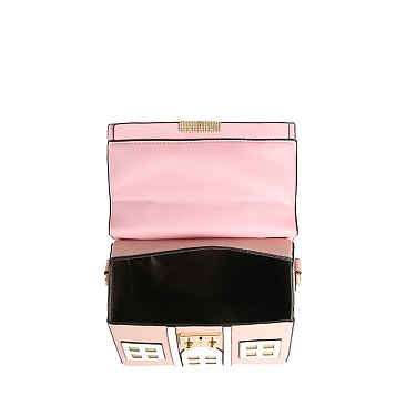 Home Sweet Home House Shaped Satchel Crossbody Bag