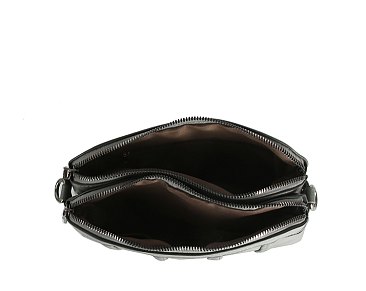 Braided Stripe Crossbody Bag