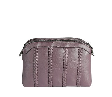 Braided Stripe Crossbody Bag