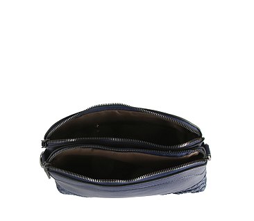Braided Stripe Crossbody Bag