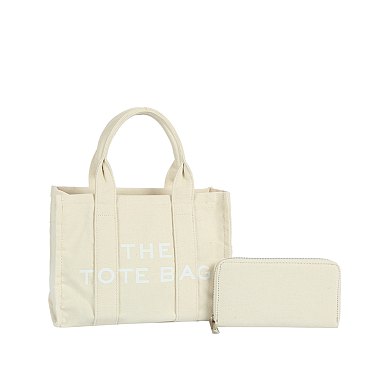 THE TOTE BAG Large Tote Satchel