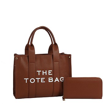 THE TOTE BAG Large Tote Satchel