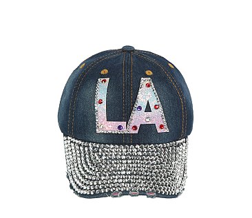 NYC Denim Bling Cap