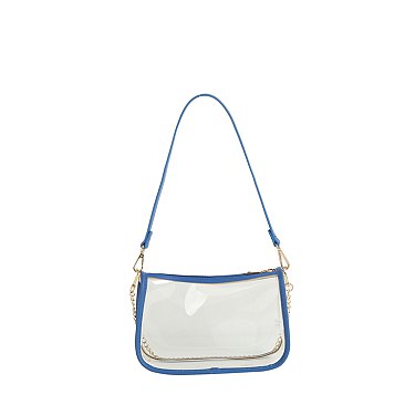 See Thru Chain Link Shoulder Bag