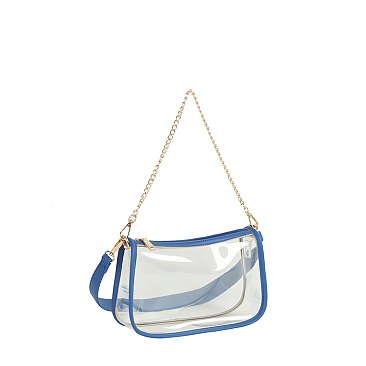 See Thru Chain Link Shoulder Bag