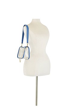 See Thru Chain Link Shoulder Bag