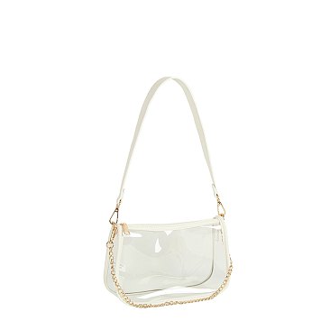 See Thru Chain Link Shoulder Bag