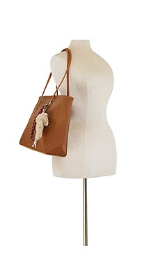 Fashion Shopper with Bag Charm
