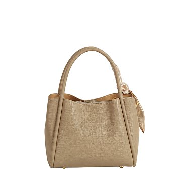 Fashion Scarf Top Handle Satchel