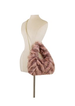 Furry Shoulder Bag Hobo