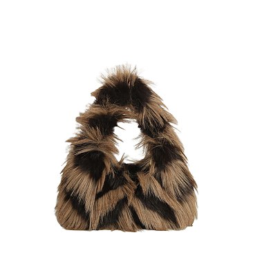 Furry Shoulder Bag Hobo