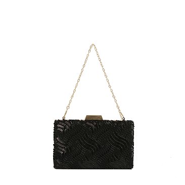 Shimmering Sequin Evening Bag Clutch