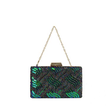 Shimmering Sequin Evening Bag Clutch