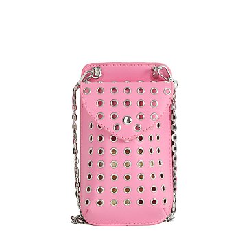 Fashion Rivet Cell Phone Case Crossbody Bag