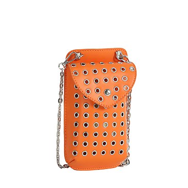 Fashion Rivet Cell Phone Case Crossbody Bag