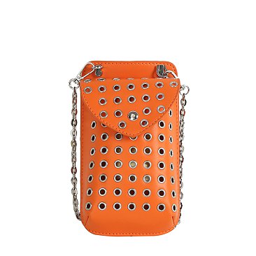 Fashion Rivet Cell Phone Case Crossbody Bag