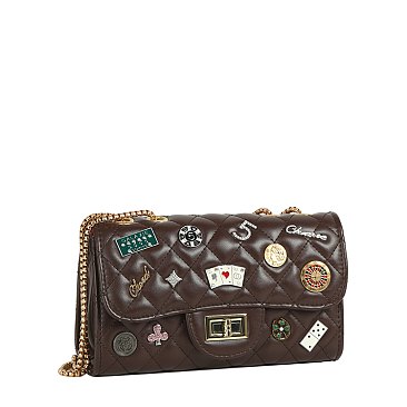 Lucky Charm Quilted Shoulder Bag