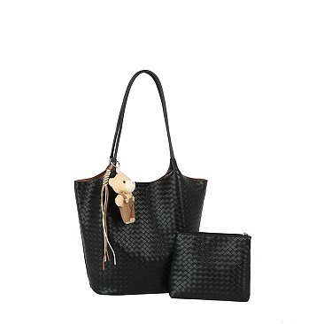Bag Charm Woven 2-in-1 Shopper