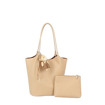 Bag Charm Woven 2-in-1 Shopper
