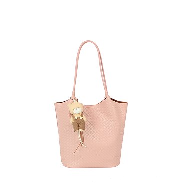Bag Charm Woven 2-in-1 Shopper