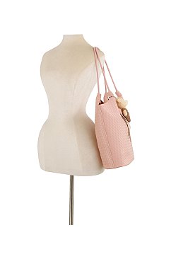Bag Charm Woven 2-in-1 Shopper