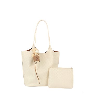 Bag Charm Woven 2-in-1 Shopper