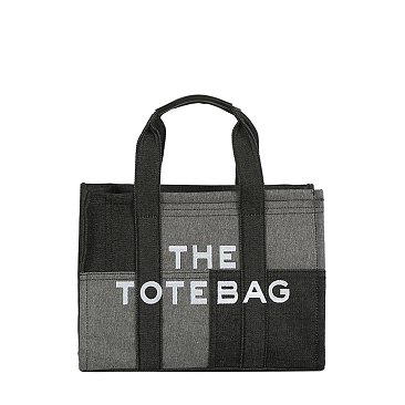 Denim Patchwork THE TOTE BAG