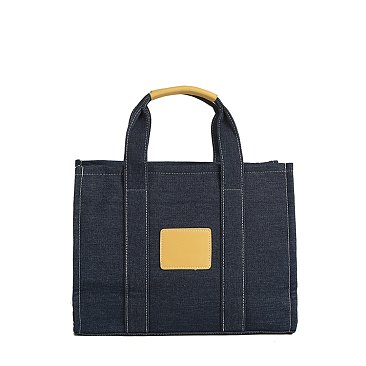 Denim Patchwork THE TOTE BAG